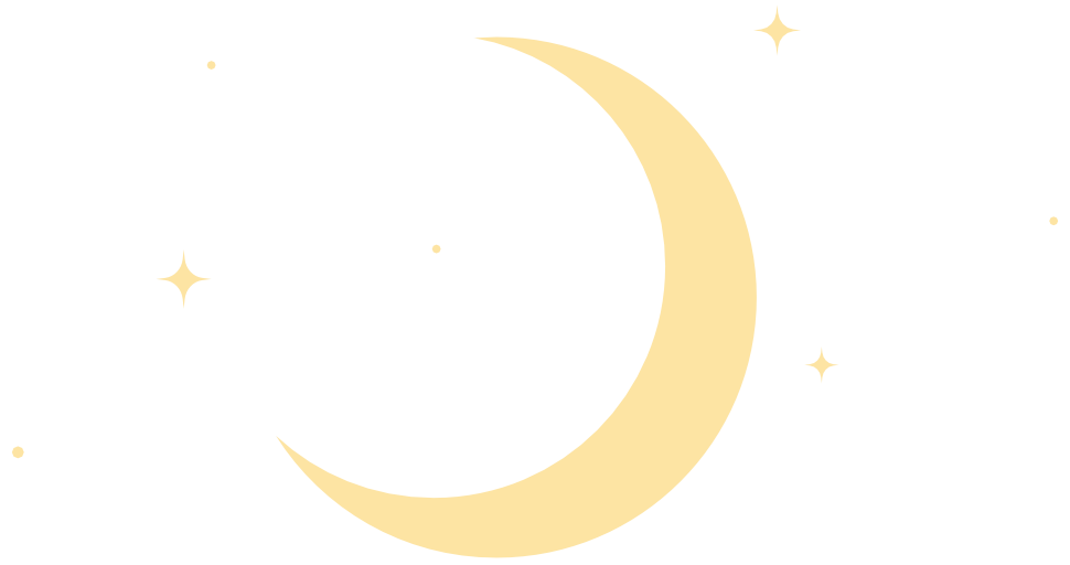 Vunnu Sleep crescent moon and stars logo